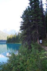 John Running at Emerald Lake